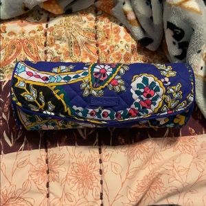 Vera Bradley makeup brush roll